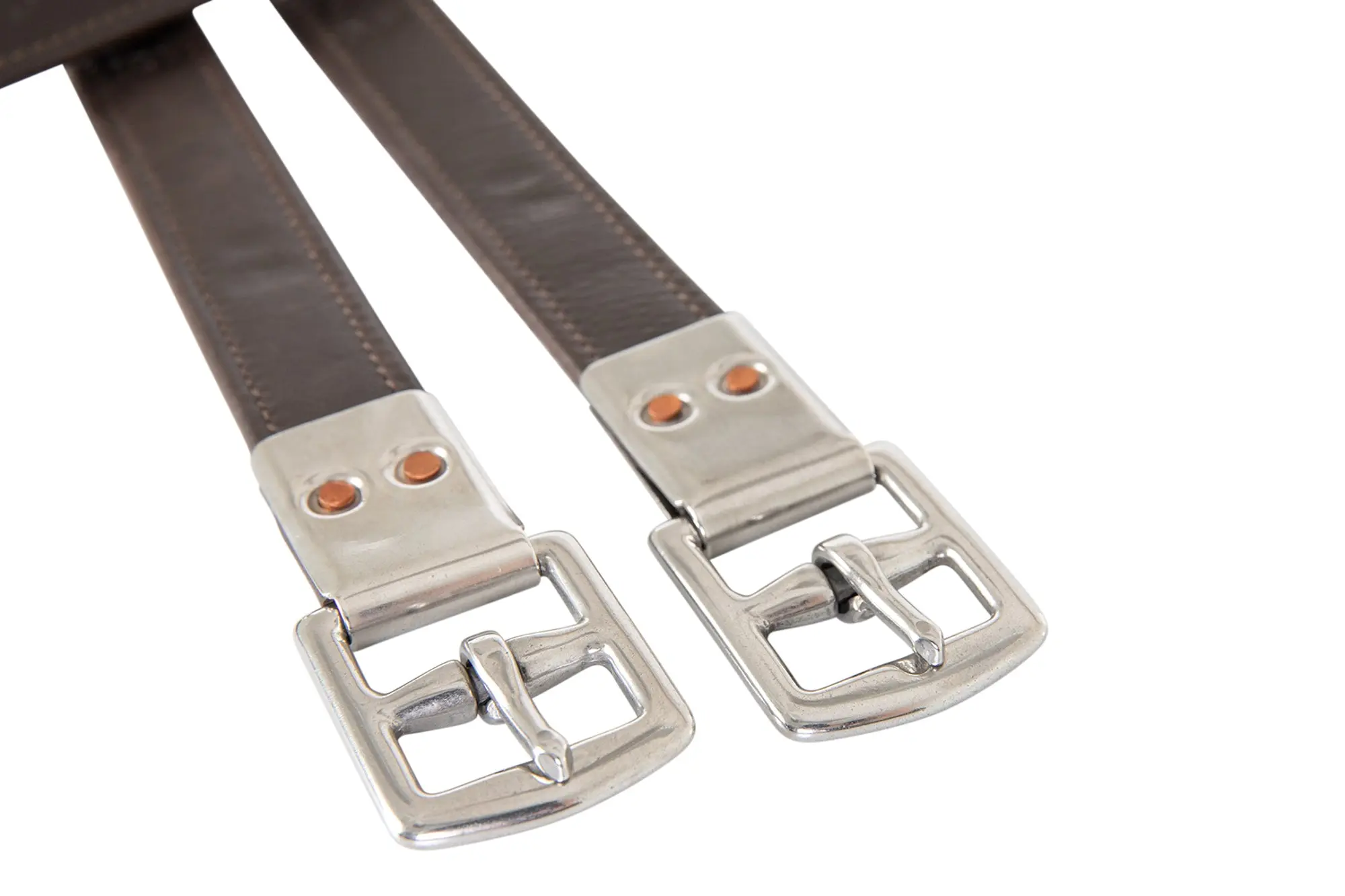 Huntley Equestrian Sedgwick Leather Flat Buckle Stirrup Leathers - Image 11